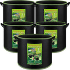 NACHLYNN 5-Pack 10 Gallon Grow Bags by Createyourownlifestory