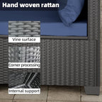 Skyfish 7 Pieces Patio Furniture Sofa - Image 3