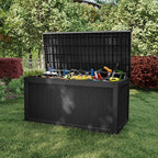 310 Gallon Lockable Outdoor Storage Box – Waterproof Resin Deck Box - Image 7