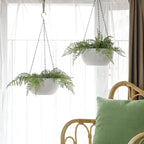 T4U 10 Inch Hanging Planters for Indoor Outdoor Plants - Image 7