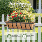 Railing Planter Boxes, Heavy Duty Window Box Planters, Adjustable Balcony - Image 3