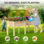 MIXC 72”L X 23”W Raised Garden Bed Outdoors - Image 5