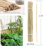 50Pcs / 3ft Bamboo Plant Stakes - Image 5