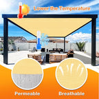 Artpuch Outdoor Pergola Shade Cover 7x12 FT Sun Shade Cloth - Image 4