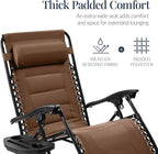 Best Choice Products Oversized Padded Zero Gravity Chair, Folding Outdoor Patio - Image 4