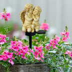 Solar Garden Angel Lights, Waterproof Outdoor Garden Angels Statue Decorations - Image 2