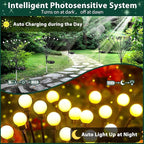 12-Pack Garden Solar Lights, 96 LED Solar Lights Outdoor - Image 6
