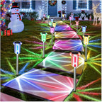 DenicMic Solar Lights Outdoor 10 Pack Waterproof Color LED Stainless Steel - Image 8