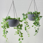 WOUSIWER 13 inch 2 Pack Large Hanging Planters - Image 6