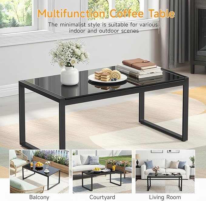 ONBRILL Rectangle Coffee Table - Image 6