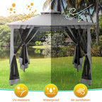 COBIZI Gazebo 10x10 Heavy Duty Gazebos - Image 5