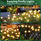 12-Pack Garden Solar Lights, 96 LED Solar Lights Outdoor - Image 4