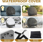 NICESOUL Indoor Outdoor Double Egg Chair - Image 9