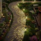 6 Pack Solar Lights Outdoor Garden Decorative Mandala Solar Garden Lights - Image 4