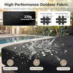 NICESOUL 11 Piece Patio Furniture - Image 8