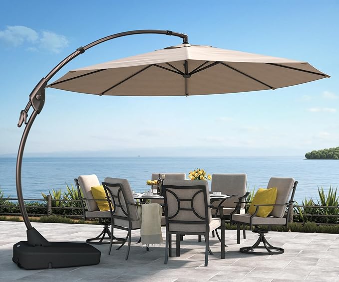 Grand patio 11FT Cantilever Umbrella by GrandPatio