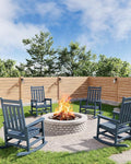 GarveeLife Poly Lumber Rocking Chair Outdoor Set of 4 by GarveeLife