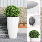 QCQHDU 21 inch Tall Planters for Outdoor & Indoor Plants - Image 8