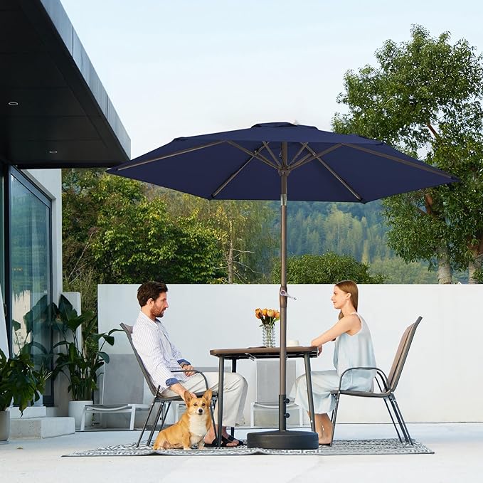 JEAREY 7.5FT Patio Umbrella Outdoor Market Umbrella - Image 7