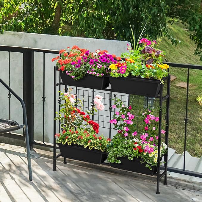 OYEAL Raised Garden Bed 32" Tall Elevated Planter Boxes - Image 7