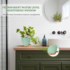 6 Inch Self Watering Pots for Indoor Plants – Small Plastic Planters - Image 8