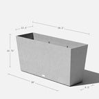 Veradek Pure Series Midori Trough Planter - Image 2