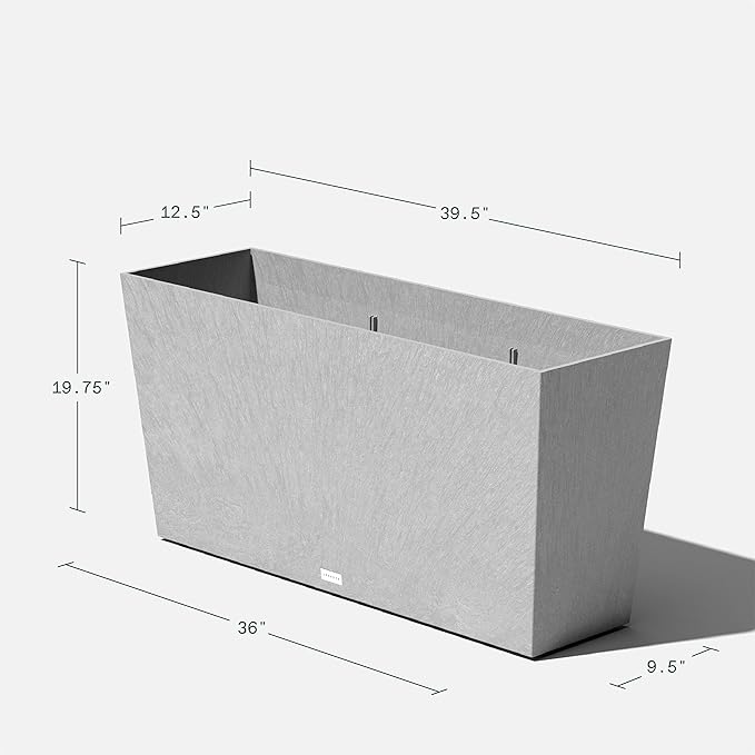 Veradek Pure Series Midori Trough Planter - Image 2