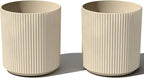 Veradek Demi Planter for Indoor/Outdoor Use | Made from Plastic & Concrete by VeradekOutdoor
