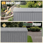 JUMMICO 270 Gallon Outdoor Storage Deck Box - Image 4