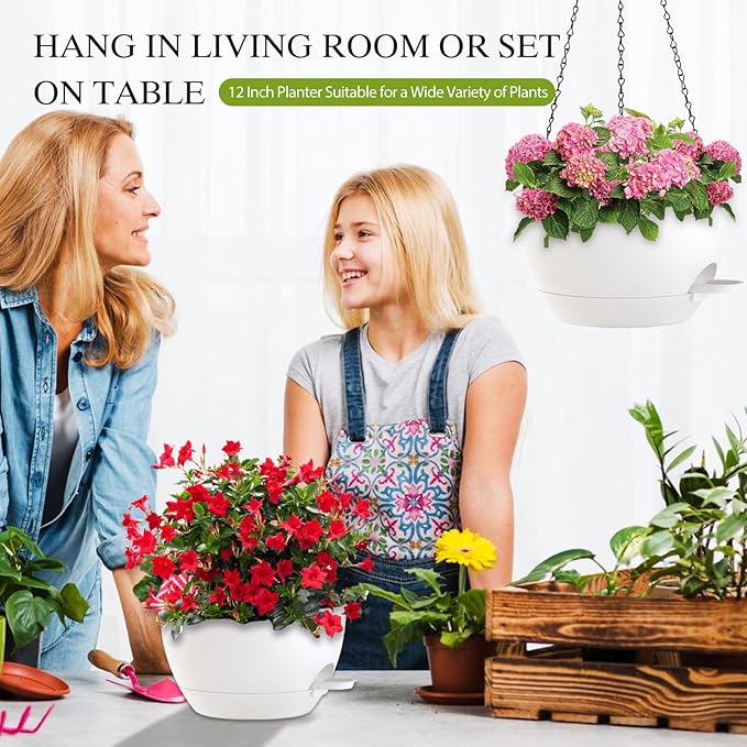 12 Inch Hanging Baskets 2 PC - Image 6