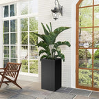 Tall Metal Planter Box for Outdoor Plants 15" L x 15" W x 30" H, Heavy Duty - Image 5