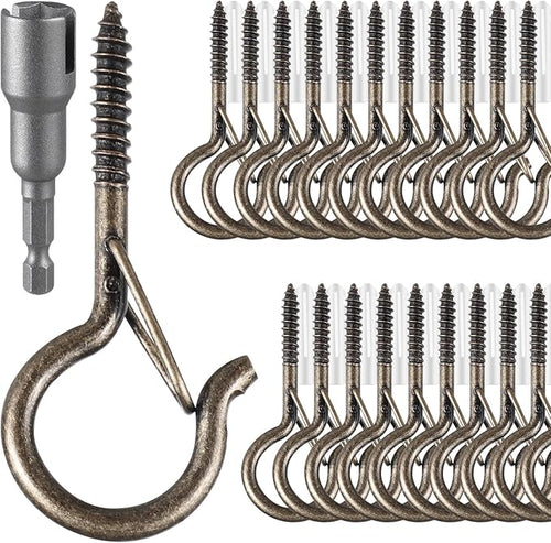 36 PCS Q-Hanger Hooks, Screw Hooks by FSAH