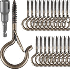 96 PCS Q-Hanger Hooks, Screw Hooks by FSAH
