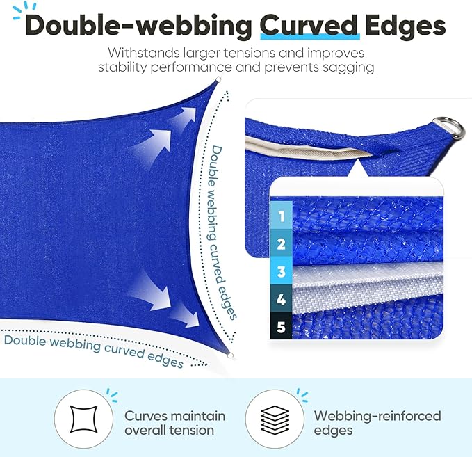 Quictent 20x26ft Sun Shade Sail - Image 6