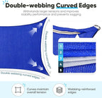 Quictent 24X24FT 185 GSM HDPE Square Sun Shade Sail Canopy 98% Sun Block - Image 6