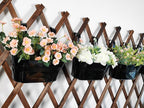 6 Pack Metal Hanging Planter for Outdoor Plants, 10 Inch Black Fence Planters - Image 8
