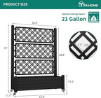 YITAHOME 43.3x17.7x61 in Planter Trellis Box - Image 8