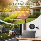 addlon 150FT Solar String Lights Outdoor Waterproof - Image 8