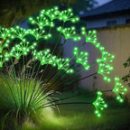 JJGoo Solar Garden Lights, New Upgraded 2 Pack Solar Swaying Starburst Light by JJGoo