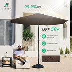 JEAREY 9FT Outdoor Patio Umbrella Outdoor Table Umbrella - Image 3