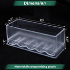D'vine Dev 12 Inch Window Box Planter, Rectangle Plastic Herb Planter - Image 2