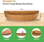 ZeeDix 24 Inch Trough Coconut Liners - Image 2