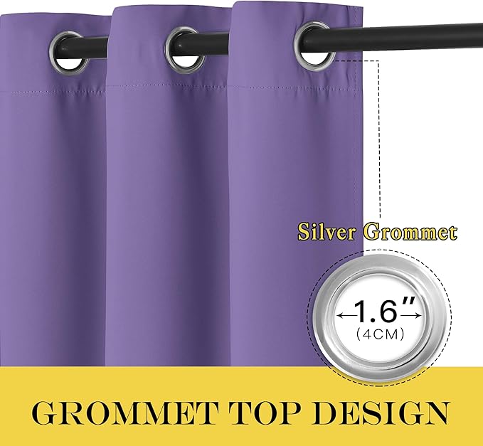 NICETOWN Privacy Room Divider Curtain Thermal Blackout Curtain - Image 5
