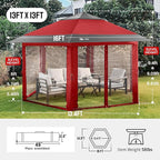 CROWN SHADES 13x13 Pop Up Gazebo - Image 6