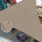 LOVE STORY Right Triangle 7'x7'x9.9' Waterproof Sun Shade Sail Canopy UV Block by LOVESTORY
