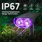 Consciot Solar Spot Lights Outdoor, Halloween Decorations 22 LEDs IP67 - Image 6