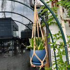 RIFNY Macrame Plant Hanger for 5 to 10 Inch Plant Pots, 35 Inch Woven Rope - Image 6