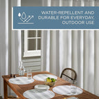 Town & Country Basics Cabana Solid Heavyweight Indoor Outdoor Curtains - Image 7
