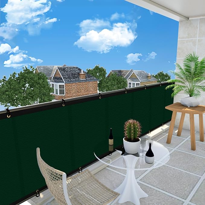 UPGRADE Privacy Screen 3' x 16' Fence Commercial Shade Cover - Image 2