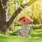 Qiang Ni Bird Feeder Hanger: 12-Inch Wall-Mounted Plant Bracket Outdoor - Image 4
